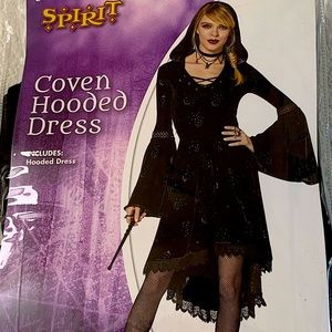 ✨SOLD✨Black Hooded Dress Costume